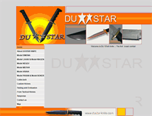 Tablet Screenshot of dustar-knife.com